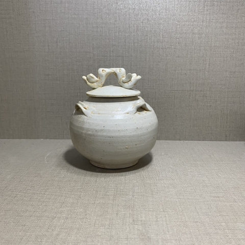古玩陶瓷青白釉蓋罐拍賣，當(dāng)前價格7000元