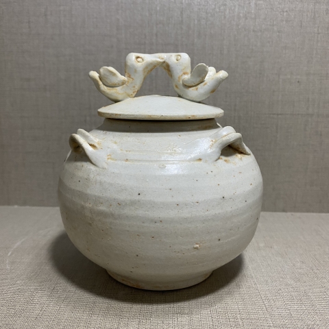 古玩陶瓷青白釉蓋罐拍賣，當(dāng)前價格7000元