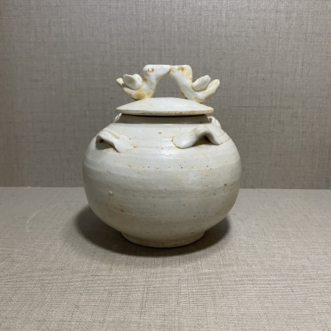 古玩陶瓷青白釉蓋罐拍賣，當(dāng)前價格7000元