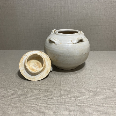 古玩陶瓷青白釉蓋罐拍賣，當(dāng)前價格7000元