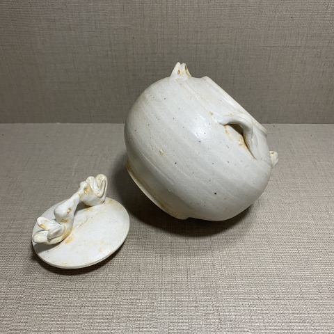 古玩陶瓷青白釉蓋罐拍賣，當(dāng)前價格7000元