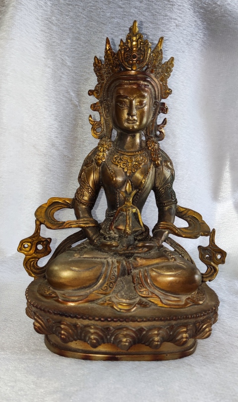 古玩雜項(xiàng)銅佛一尊拍賣,當(dāng)前價(jià)格1268元