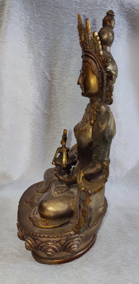 古玩雜項(xiàng)銅佛一尊拍賣,當(dāng)前價(jià)格1268元