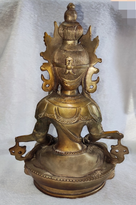 古玩雜項(xiàng)銅佛一尊拍賣,當(dāng)前價(jià)格1268元