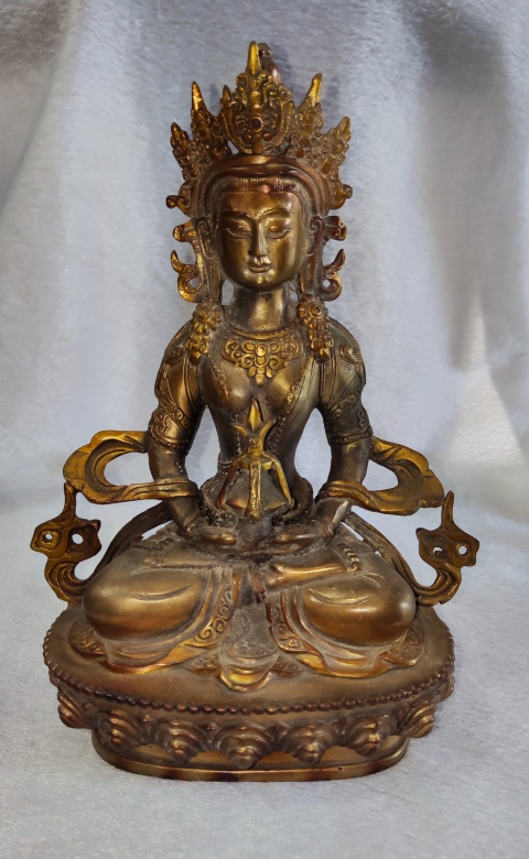 古玩雜項(xiàng)銅佛一尊拍賣,當(dāng)前價(jià)格1268元