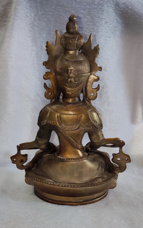 古玩雜項(xiàng)銅佛一尊拍賣,當(dāng)前價(jià)格1268元