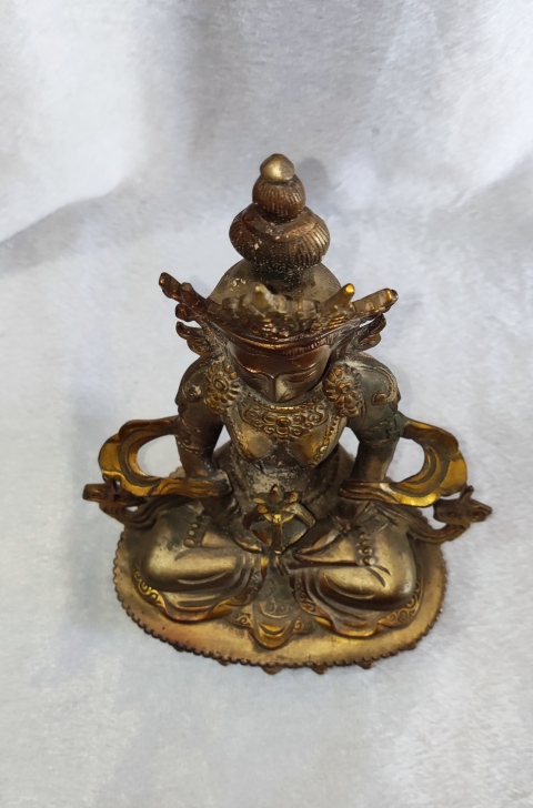古玩雜項(xiàng)銅佛一尊拍賣,當(dāng)前價(jià)格1268元