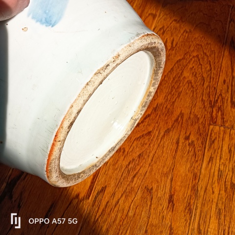 古玩陶瓷清中期山水大瓶拍賣,當前價格15500元