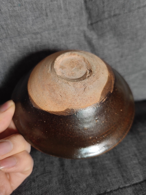 古玩陶瓷宋代?吉州窯木葉盞拍賣，當前價格2800元