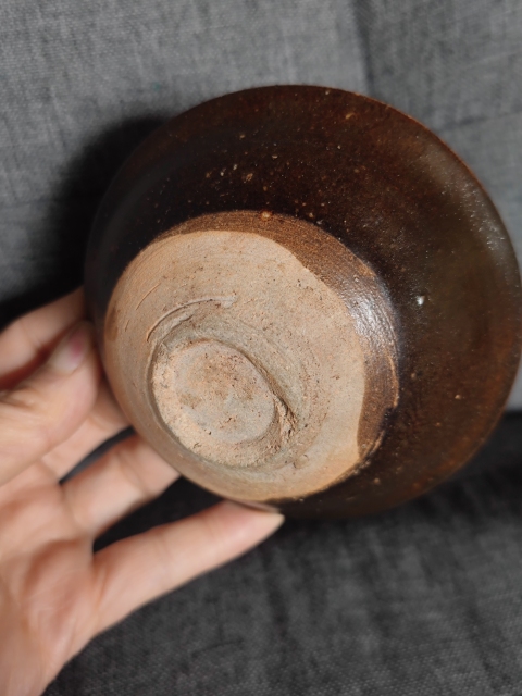 古玩陶瓷宋代?吉州窯木葉盞拍賣，當前價格2800元