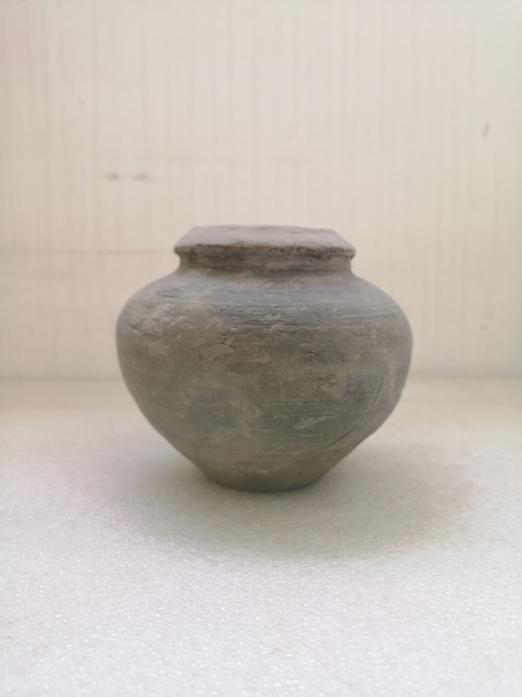 古玩陶瓷宋代灰陶撲滿拍賣，當前價格750元