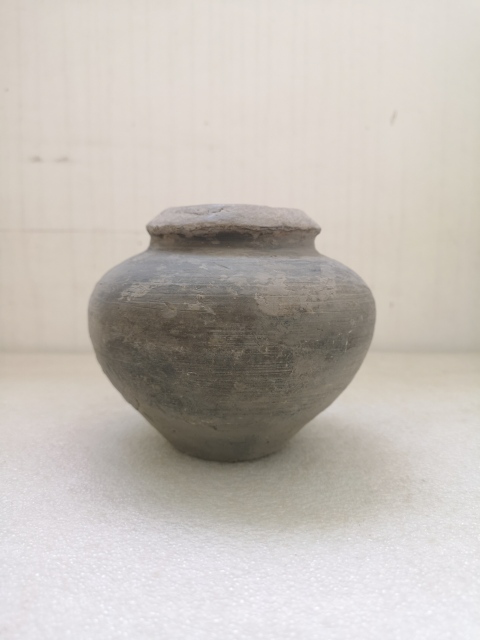 古玩陶瓷宋代灰陶撲滿拍賣，當前價格750元