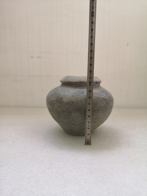 古玩陶瓷宋代灰陶撲滿拍賣，當前價格750元