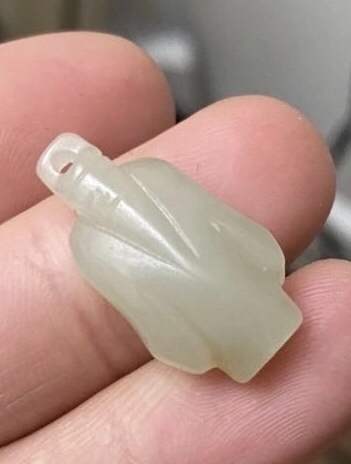 古玩玉器辟邪-翁仲-和田玉吊墜-佩戴-驅鬼拍賣,當前價格100元