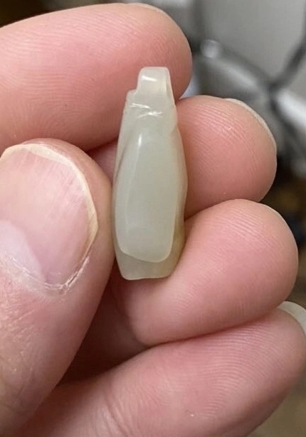 古玩玉器辟邪-翁仲-和田玉吊墜-佩戴-驅鬼拍賣,當前價格100元