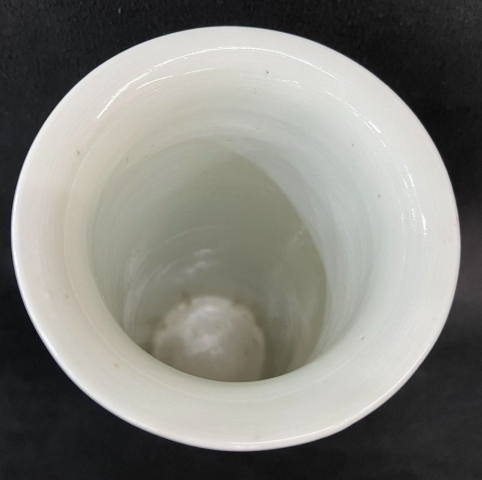古玩陶瓷博古圖青花花觚拍賣,當前價格6500元