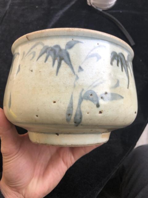古玩陶瓷優品 清早期康熙青花文房水盂筆洗水呈拍賣,當前價格12000元
