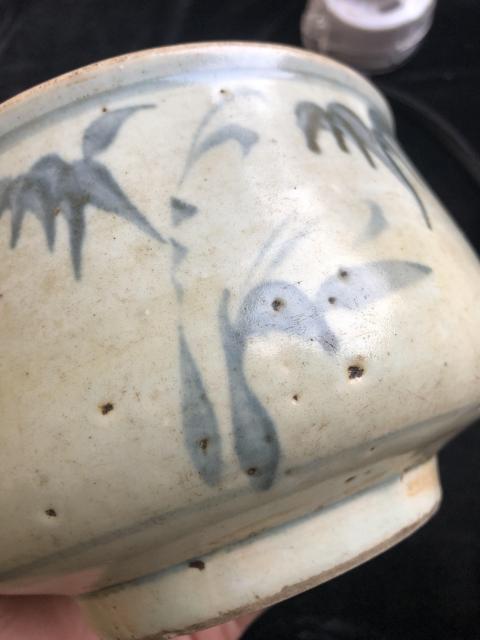 古玩陶瓷優品 清早期康熙青花文房水盂筆洗水呈拍賣,當前價格12000元