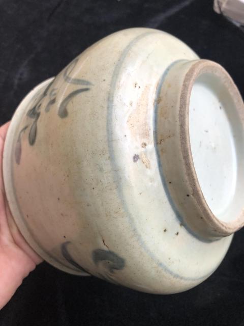 古玩陶瓷優品 清早期康熙青花文房水盂筆洗水呈拍賣,當前價格12000元