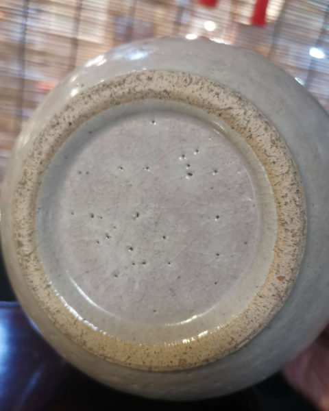 古玩陶瓷民國.紅綠彩花鳥紋罐拍賣,當前價格496元