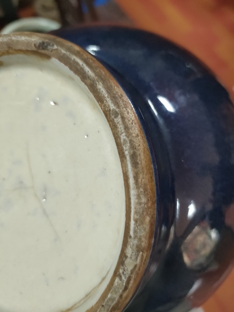 古玩陶瓷乾隆霽藍釉膽式瓶拍賣,當前價格6000元