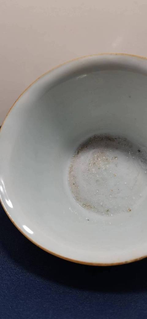 古玩陶瓷明末 白釉杯拍賣，當前價格2300元