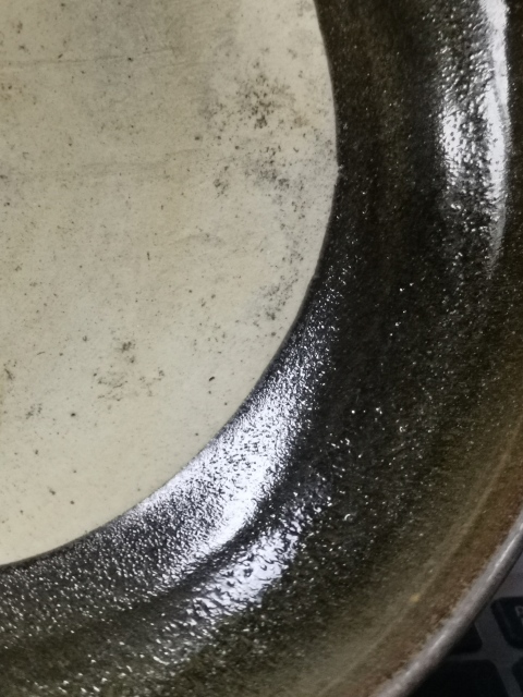 古玩陶瓷元代耀州窯醬釉大碗，一對。拍賣，當(dāng)前價格2666元