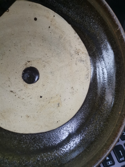 古玩陶瓷元代耀州窯醬釉大碗，一對。拍賣，當(dāng)前價格2666元