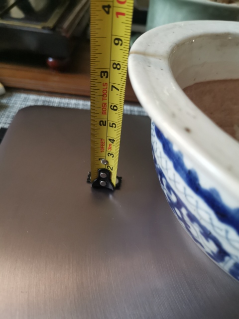 古玩陶瓷清中期，青花夔龍紋香爐拍賣，當前價格1880元