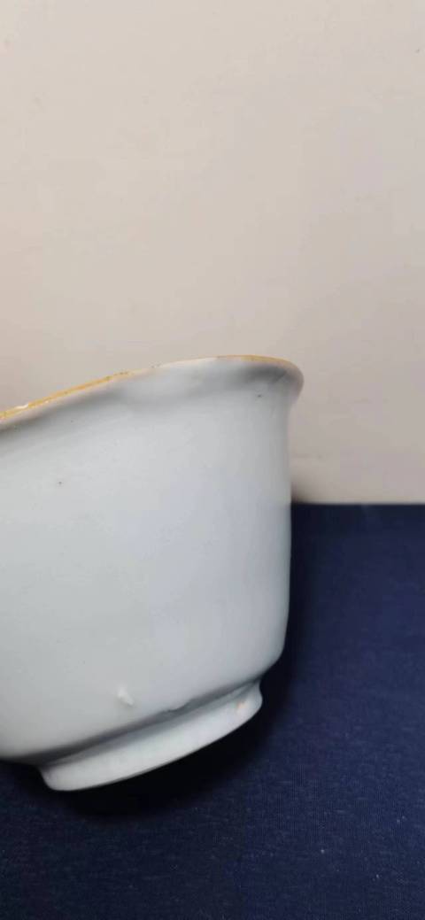 古玩陶瓷明末 白釉杯拍賣，當前價格2300元