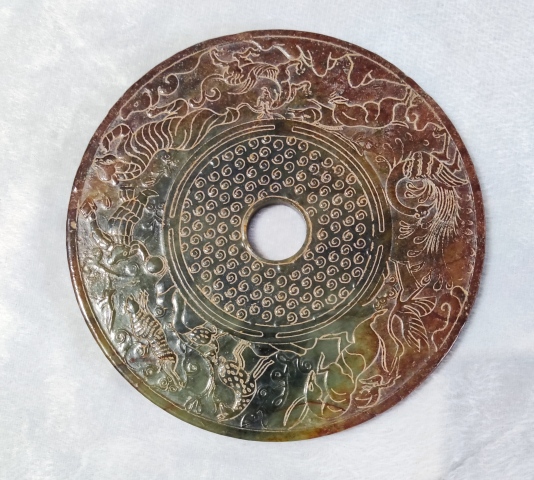 古玩雜項現代仿古代谷紋璧拍賣，當前價格888元