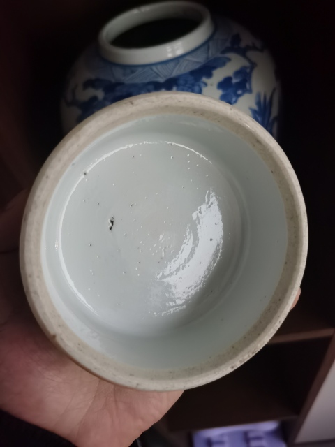 古玩陶瓷青花二喬圖蓋罐拍賣,當前價格1000元