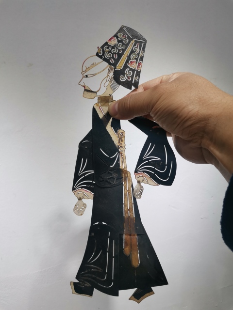 古玩雜項晚清民國皮影一組三只拍賣,當前價格888元