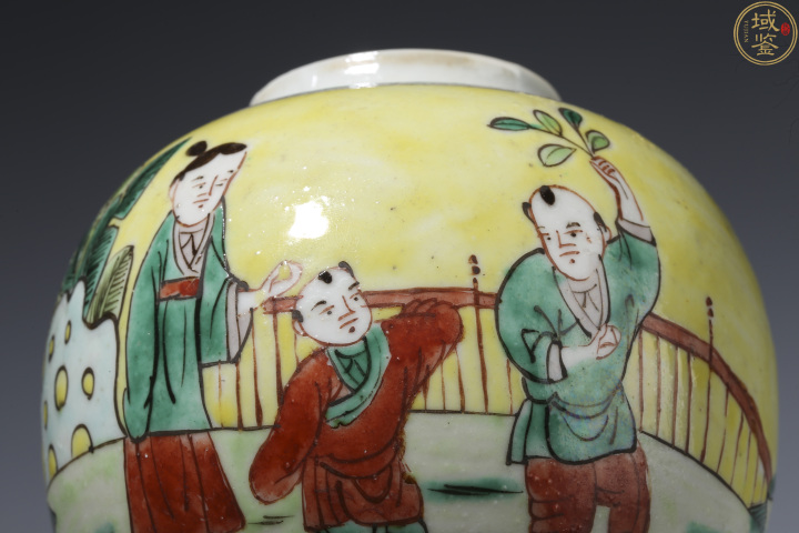 古玩陶瓷民國人物五彩罐(優(yōu)品)拍賣,當前價格1680元