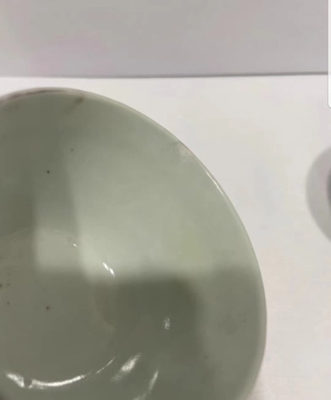 古玩陶瓷晚清洪憲彩“若深珍藏”款青花粉彩杯拍賣,當前價格3000元
