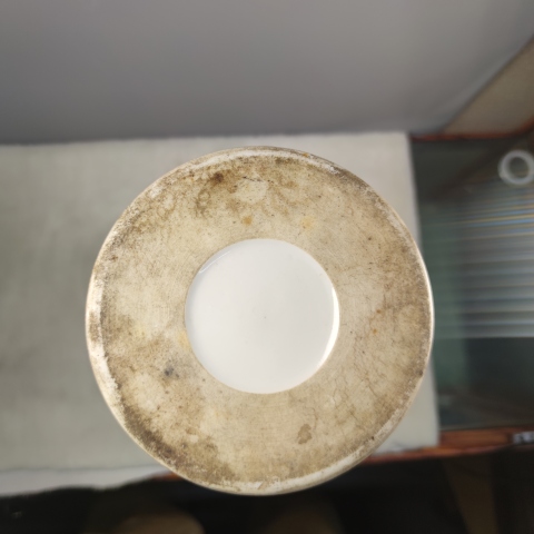 古玩陶瓷民國·錦地開窗粉彩花卉紋帽筒拍賣，當前價格388元