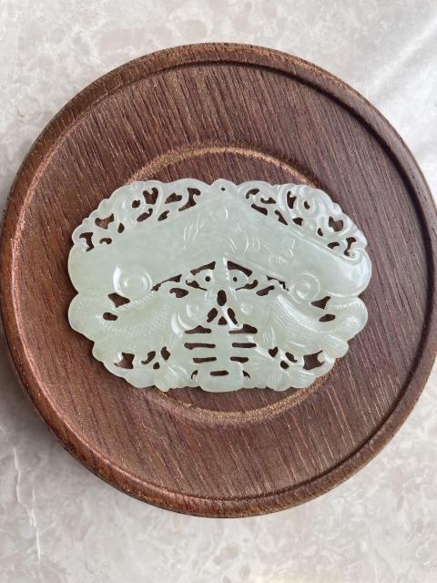 古玩玉器吉慶有余（黃玉）拍賣，當前價格6000元