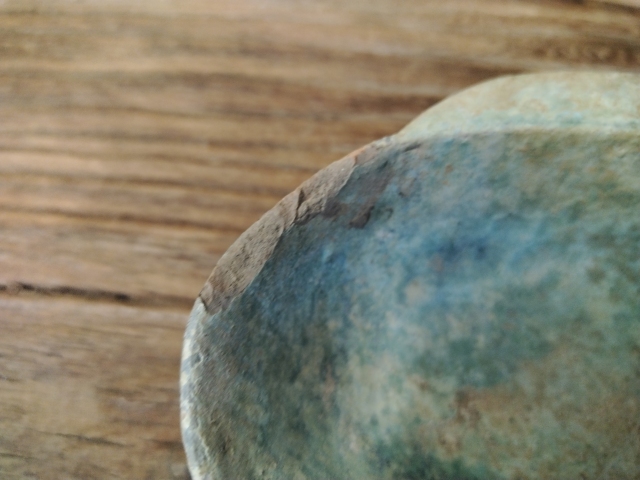 古玩陶瓷綠釉耳杯拍賣，當前價格10000元