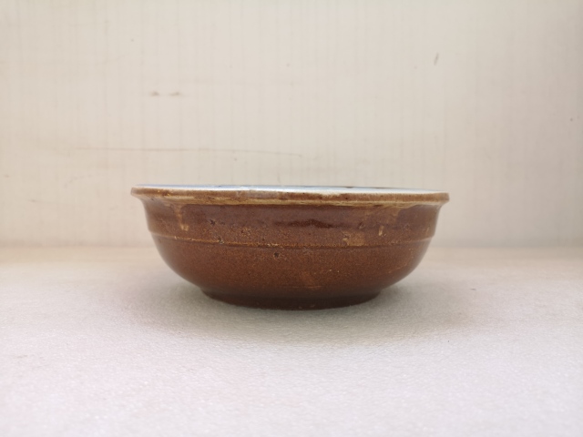 古玩陶瓷民國花卉紋盆拍賣，當前價格398元