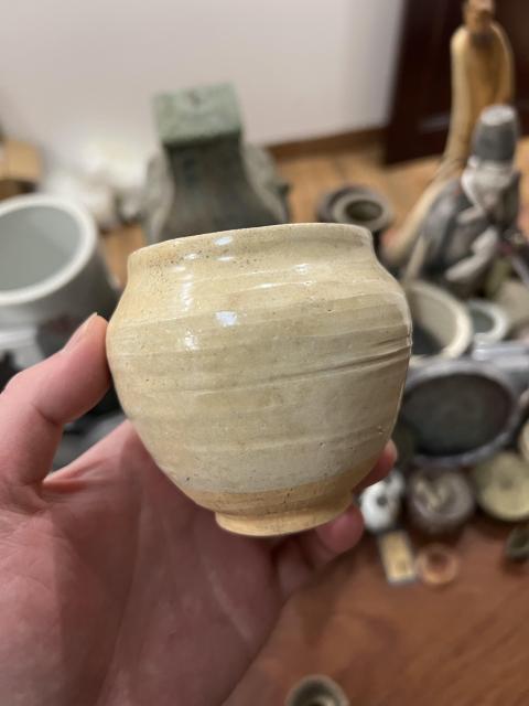 古玩陶瓷元代影青罐拍賣,當前價格499元