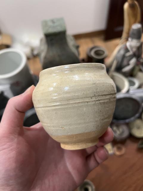 古玩陶瓷元代影青罐拍賣,當前價格499元