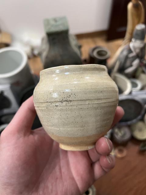 古玩陶瓷元代影青罐拍賣,當前價格499元