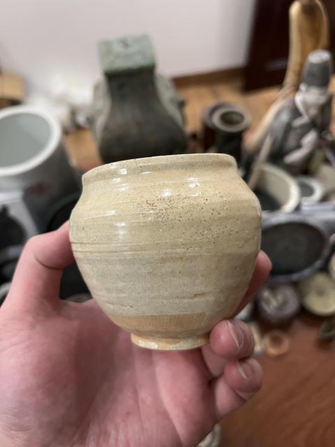 古玩陶瓷元代影青罐拍賣,當前價格499元