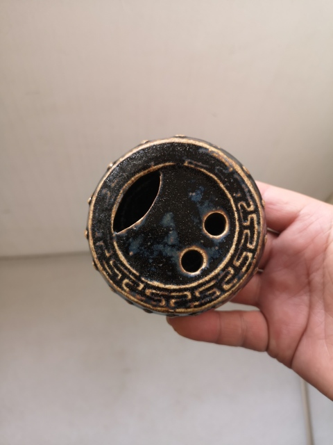 古玩陶瓷清代鼓形文房器拍賣，當前價格680元