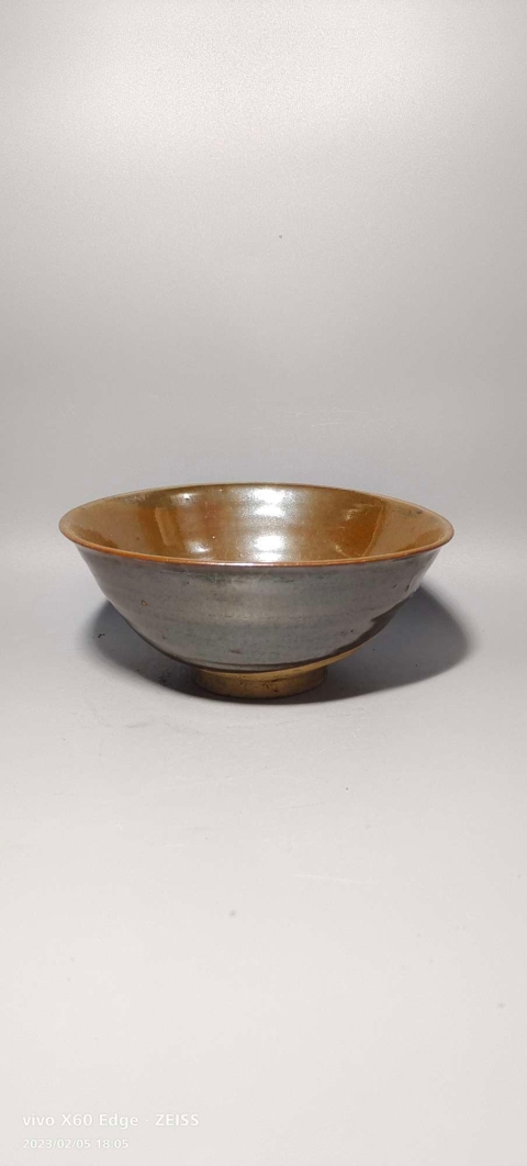 古玩陶瓷元明?紫金釉澀圈大碗拍賣，當(dāng)前價(jià)格999元