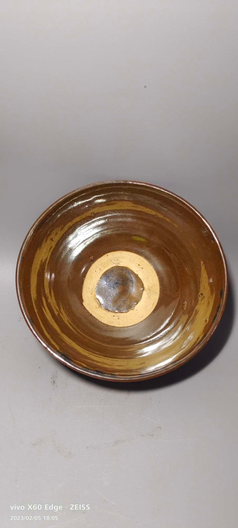 古玩陶瓷元明?紫金釉澀圈大碗拍賣，當(dāng)前價(jià)格999元