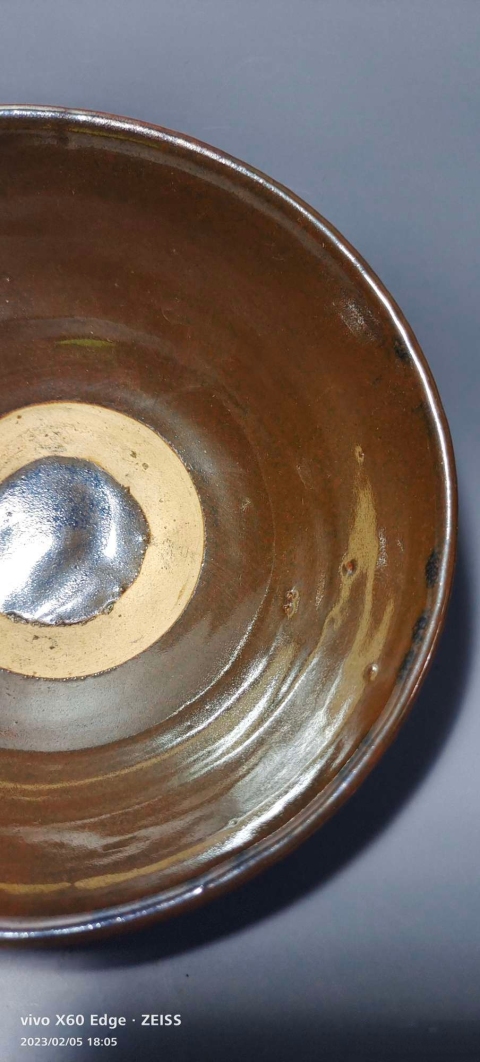 古玩陶瓷元明?紫金釉澀圈大碗拍賣，當(dāng)前價(jià)格999元