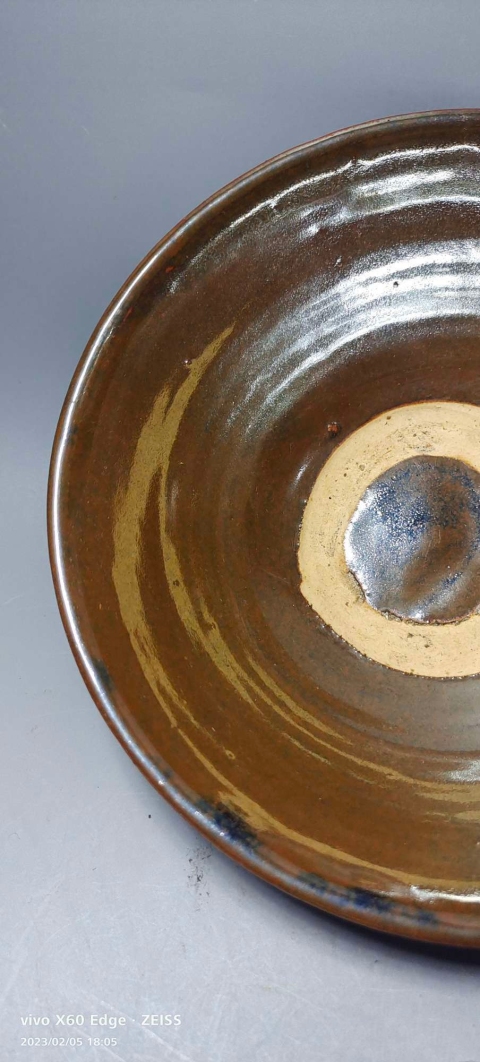 古玩陶瓷元明?紫金釉澀圈大碗拍賣，當(dāng)前價(jià)格999元