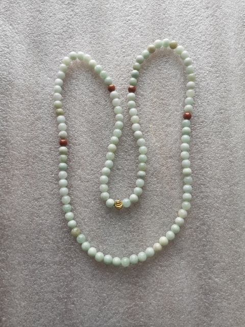 古玩玉器翡翠項(xiàng)鏈拍賣,當(dāng)前價(jià)格168元