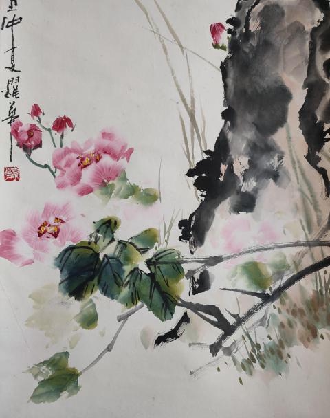 古玩字畫著名演員侯耀華老師清趣手工原裱立軸拍賣,當前價格1988元